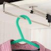 Telescopic Rail Pull-Out Wardrobe Clothes Hanger (30cm)