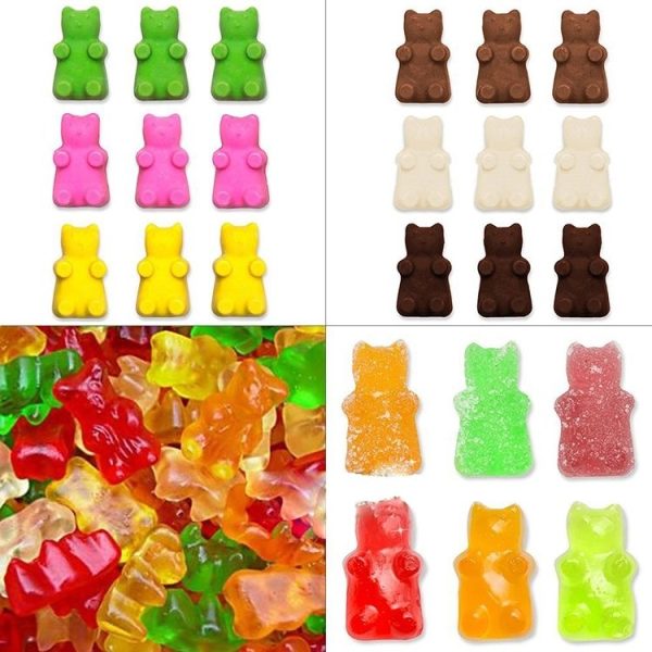 2 PCS 50 Holes Small Bear Chocolate Tray Silicone Mold Cookie Mold Candy Mold, Random Color Delivery, Size: 19*13.7*1cm - Image 7