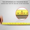 Aoben Retractable Ruler Measuring Tape Portable Pull Ruler Mini Tape Measure, Length: 3m Width: 19mm - Image 4