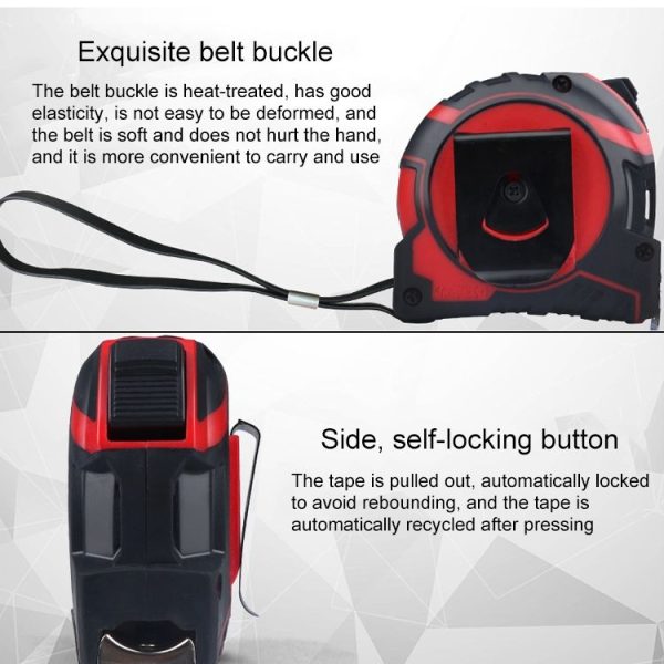 Aoben Retractable Ruler Measuring Tape Portable Pull Ruler Mini Tape Measure, Length: 3m Width: 19mm - Image 7