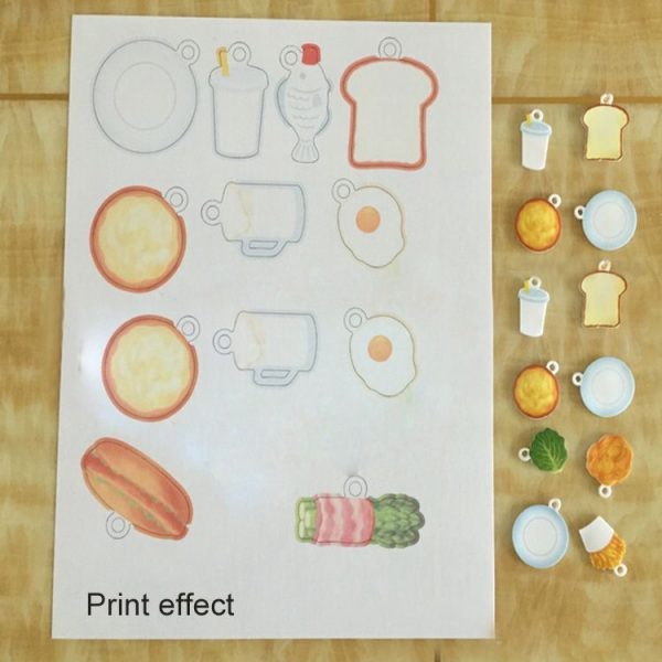 Print Heat Shrink Film DIY Epoxy Print Paper Rubber Stamp Material Print Paper (Transparent) - Image 4