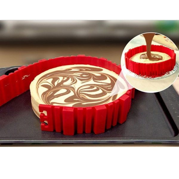 Silicone Cake Mold Baking Tools DIY Multi-shape Cake Mold Kitchen Accessories, 4 PCS DIY Cake Mold - Image 3