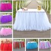 Fashion 20D Polyester Tulle Roll, Wedding Birthday Decoration Decorative Crafts Supplies, Total Length: 22.8m, Width: 15cm (Yellow) - Image 9