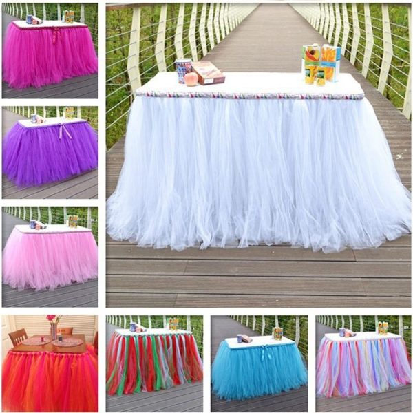 Fashion 20D Polyester Tulle Roll, Wedding Birthday Decoration Decorative Crafts Supplies, Total Length: 22.8m, Width: 15cm (Yellow) - Image 9