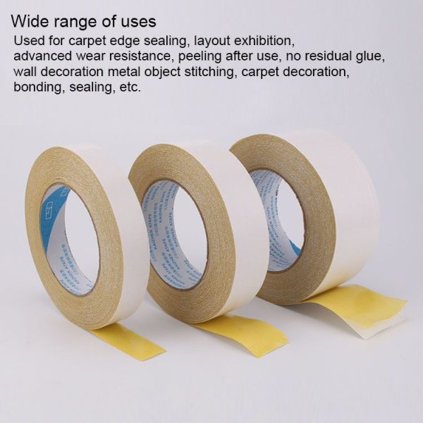 Double-sided Strong Mesh Cloth Base Tape Seamless Wear-resistant Tape, Size: 25m x 20mm - Image 3