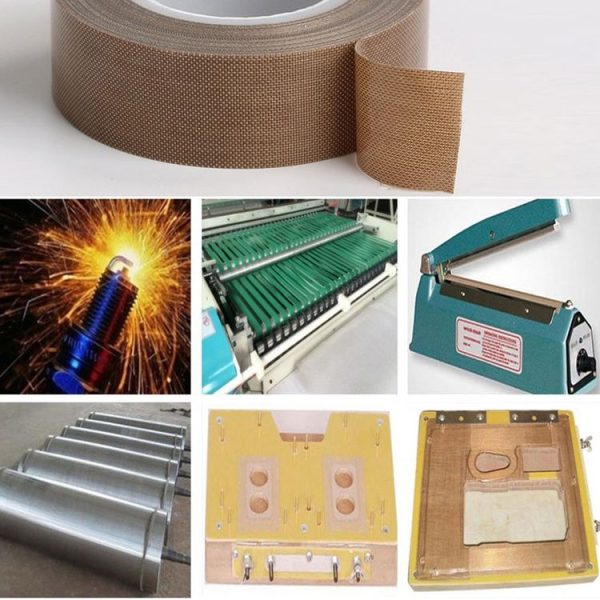 Teflon High Temperature Resistant Cloth Tape Sealing Machine Heat Insulation Tape, Size: 10m x 13mm - Image 5