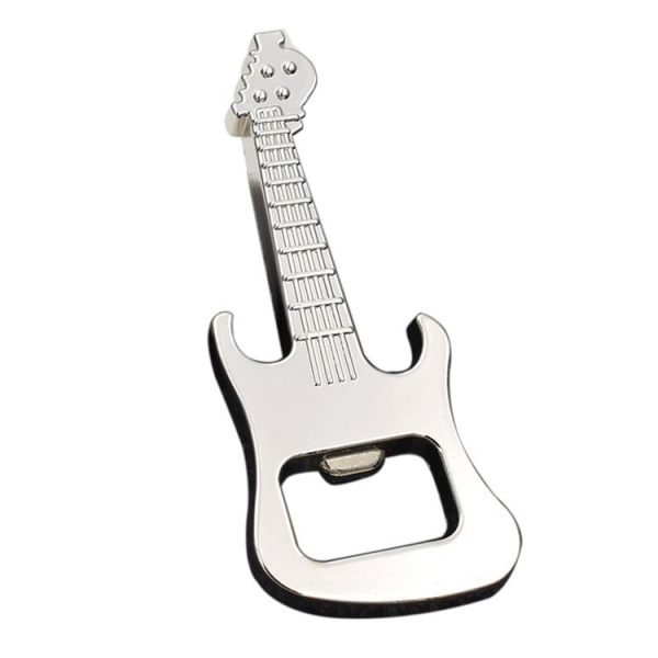 5 PCS Multi-function Guitar Bottle Opener Key Chain Car Key Pendant, Size: 8.5x3.5cm - Image 2
