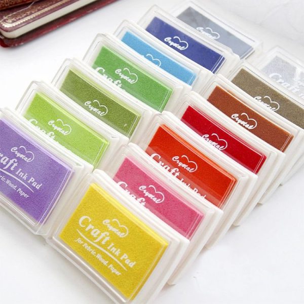 Hot Chic Child Craft Oil Based DIY InkPad Rubber Stamps 15 Colors - Image 2