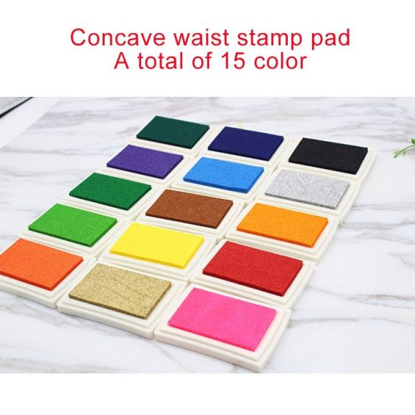 Hot Chic Child Craft Oil Based DIY InkPad Rubber Stamps 15 Colors - Image 6
