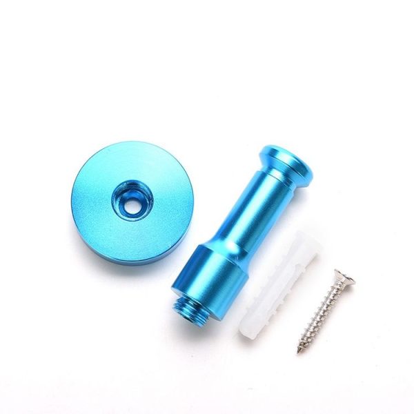Color Personality Space Aluminum Round Hook Single Hook Kitchen Color Clothes Hook No Rust (Dark Blue) - Image 5