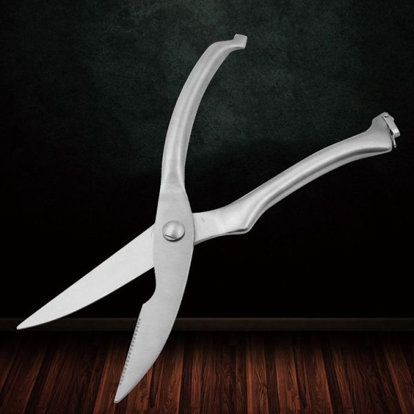 10 inch Kitchen Poultry Fish Chicken Bone Stainless Steel Cutter Cook Gadget Shear, Blister Package - Image 3