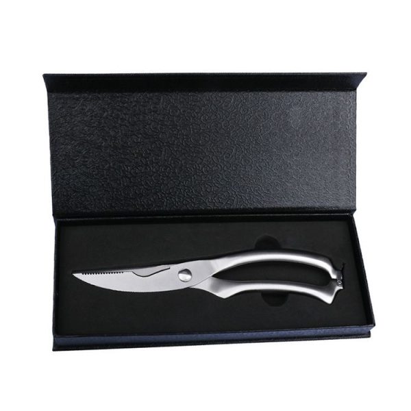 10 inch Kitchen Poultry Fish Chicken Bone Stainless Steel Cutter Cook Gadget Shear, Gift Box Package - Image 5
