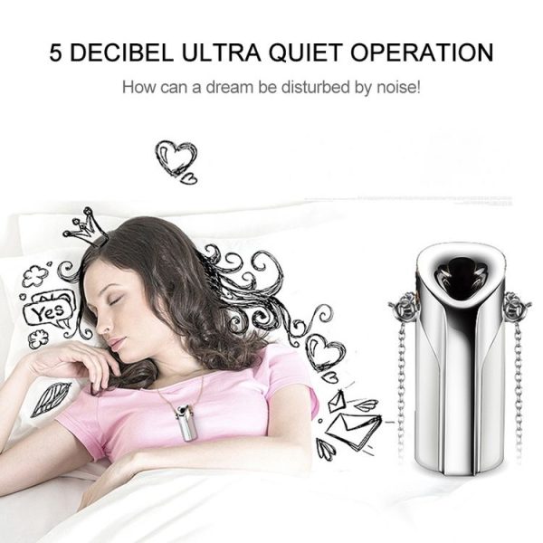 GB001 Mini Neck Formaldehyde Negative Ion Removal Air Purifier Automatic Alcohol Sprayer (White) - Image 4