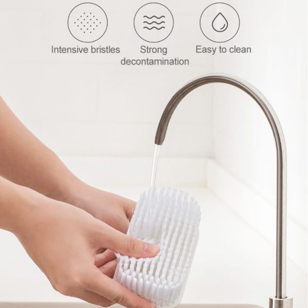Original Xiaomi Youpin jordan &judy Multi-function Kitchen Cleaning Brush (White) - Image 5