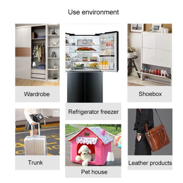 AX168B Mini Fridge Ozone Air Purifier and Fresh Deodorizer (White + Black) - Image 9