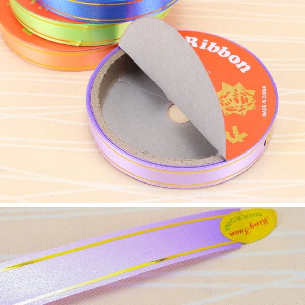 10 Volumes Plastic Ribbon Gift Bouquet Ribbons Bowknot Flowers Packaging Ribands, Size: 8m x 1.6cm, Random Color Delivery - Image 5