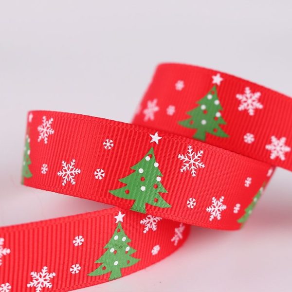 5 PCS Double-sided Christmas Gift Box Flowers Packing Coloured Ribbon, Width: 2cm, Random Color Delivery - Image 5