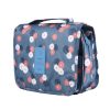 Multifunctional Hanging Style Flowers Pattern Travel Toiletry Pouch Wash Gargle Bag, Folding Size: 24.5 x 20.5 x 2.2cm - Image 2