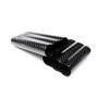 RRX CARBON 3 Tubes Portable Carbon Fiber Tobacco Box Cigar Travel Case (Black) - Image 3