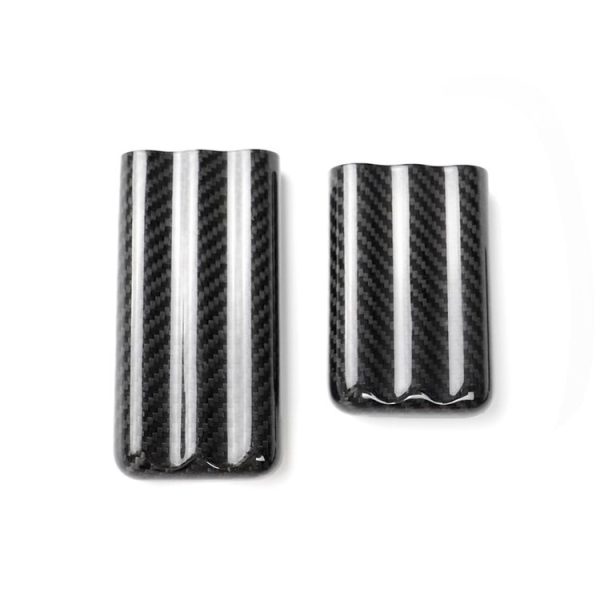 RRX CARBON 3 Tubes Portable Carbon Fiber Tobacco Box Cigar Travel Case (Black) - Image 4