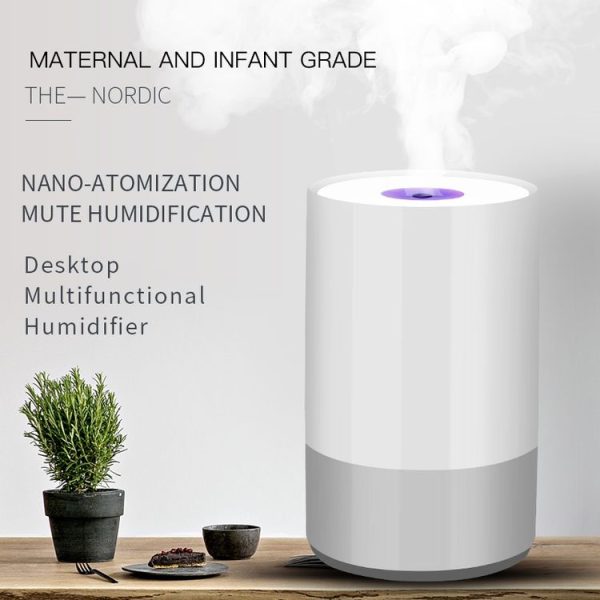 Multifunctional Household Vehicle Mute Air Humidifier Aromatherapy Machine Automatic Sprayer, Capacity: 320ml (Cyan) - Image 10