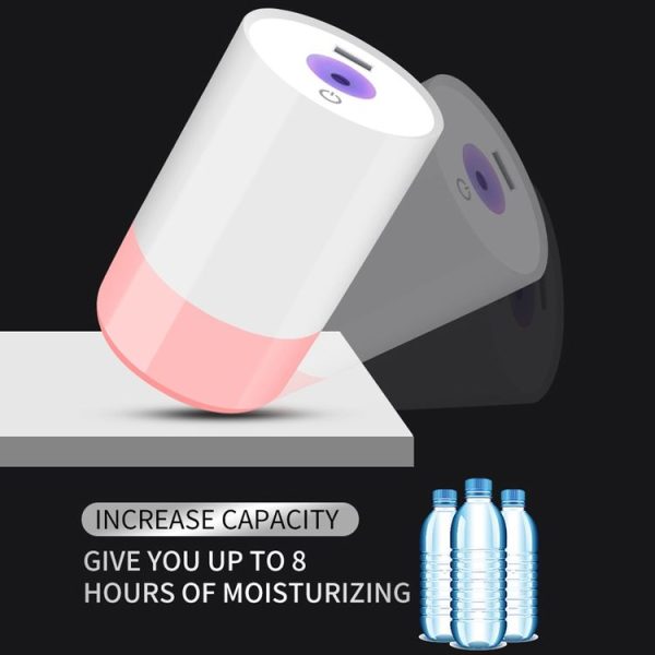 Multifunctional Household Vehicle Mute Air Humidifier Aromatherapy Machine Automatic Sprayer, Capacity: 320ml (Cyan) - Image 13