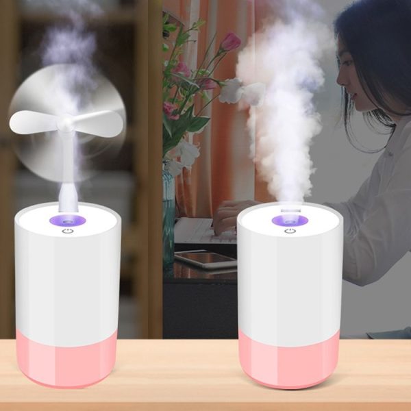 Multifunctional Household Vehicle Mute Air Humidifier Aromatherapy Machine Automatic Sprayer, Capacity: 320ml (Cyan) - Image 16