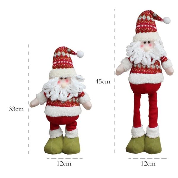 CX15934 Cloud Snowman Scalable Doll Window Ornament Christmas Decoration - Image 4