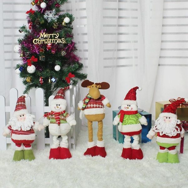 CX15934 Cloud Snowman Scalable Doll Window Ornament Christmas Decoration - Image 6