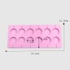 12-Capacity DIY Silicone Chocolate Molds (Lollipop Shape) - Image 2