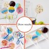 12-Capacity DIY Silicone Chocolate Molds (Lollipop Shape) - Image 4