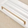 9011-256 Modern Simple Cabinet Door Handle Drawer Wardrobe Zinc Alloy Handle (Gold)