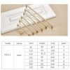 9011-256 Modern Simple Cabinet Door Handle Drawer Wardrobe Zinc Alloy Handle (Gold) - Image 4