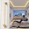 9011-256 Modern Simple Cabinet Door Handle Drawer Wardrobe Zinc Alloy Handle (Gold) - Image 7