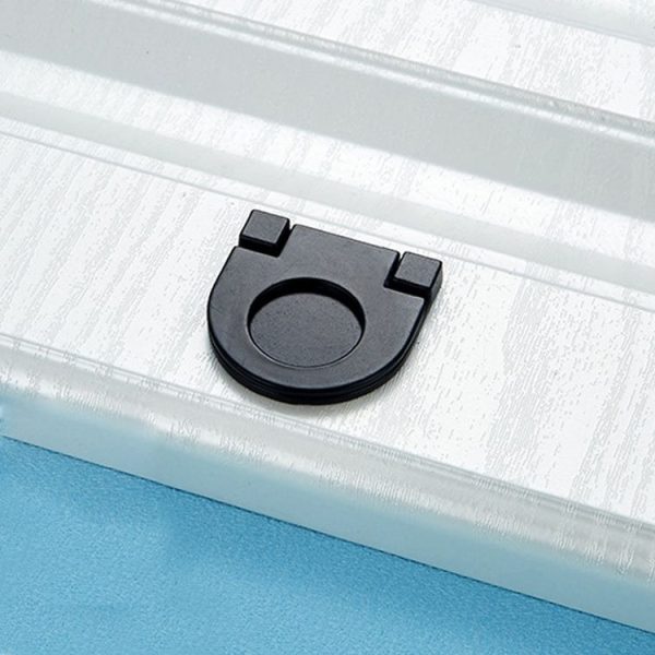 10 PCS 1052-32 Simple Cabinet Door Handle Drawer Wardrobe Zinc Alloy Handle (Black) - Image 2