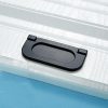 1052-64 Simple Cabinet Door Handle Drawer Wardrobe Zinc Alloy Handle (Black) - Image 2
