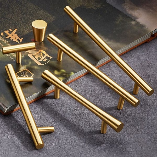 1018-128 Light Luxury Nordic Solid Copper Cabinet Handle - Image 6