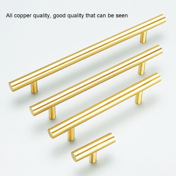 1019-96 Light Luxury Nordic Solid Copper Cabinet Handle - Image 3