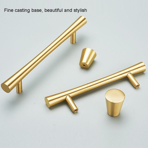1019-96 Light Luxury Nordic Solid Copper Cabinet Handle - Image 4