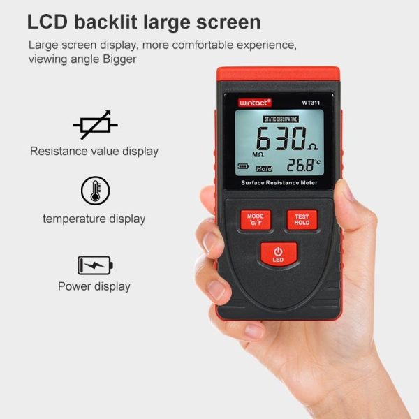 Wintact WT311 Surface Resistance Meter - Image 6