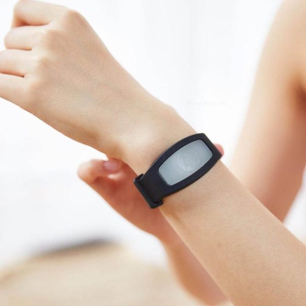 Original Xiaomi Youpin Mosquito Repellent Bracelet Plant Protective Wristband (Black)