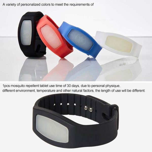 Original Xiaomi Youpin Mosquito Repellent Bracelet Plant Protective Wristband (Black) - Image 10