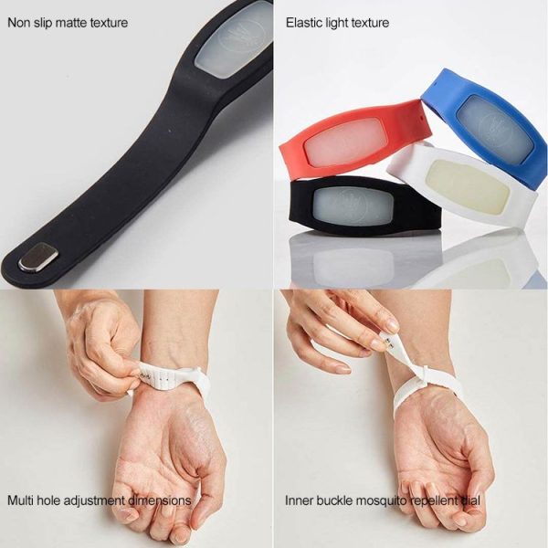 Original Xiaomi Youpin Mosquito Repellent Bracelet Plant Protective Wristband (Black) - Image 9