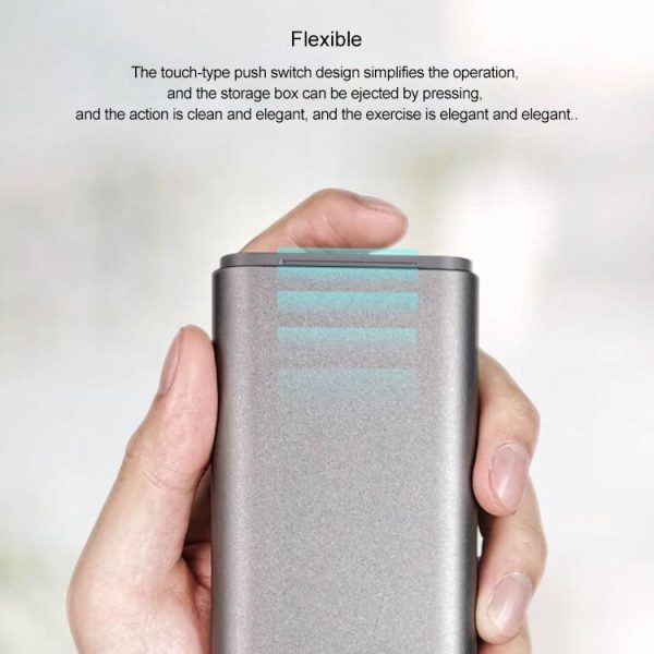 Original Xiaomi MIIIW Aluminum Alloy Pencil Case Student Office Supplies (Silver) - Image 7
