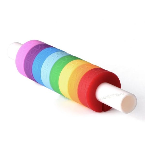 Original Xiaomi Youpin Circle Joy Iridescent Identification Ring Wine Glass Cup Markers - Image 2