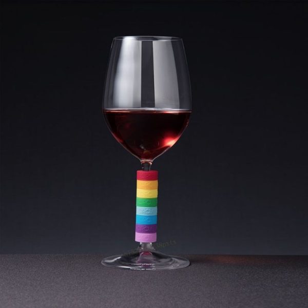 Original Xiaomi Youpin Circle Joy Iridescent Identification Ring Wine Glass Cup Markers - Image 8