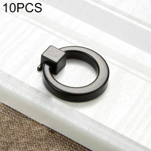 10 PCS 4201C Simple Cabinet Door Handle Drawer Wardrobe Handle (Black)