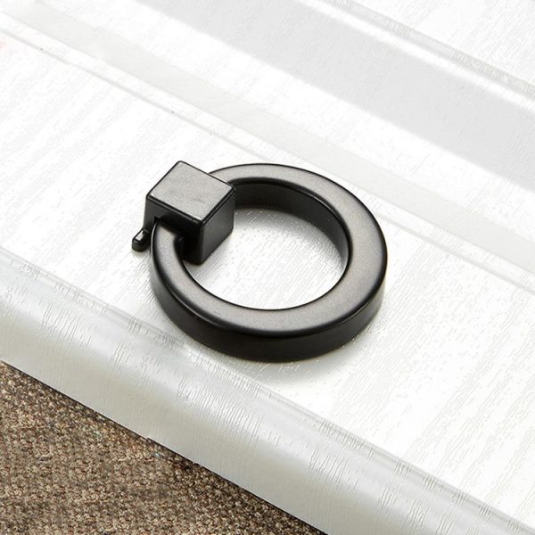 10 PCS 4201C Simple Cabinet Door Handle Drawer Wardrobe Handle (Black) - Image 2