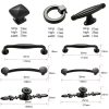 10 PCS 4201C Simple Cabinet Door Handle Drawer Wardrobe Handle (Black) - Image 3