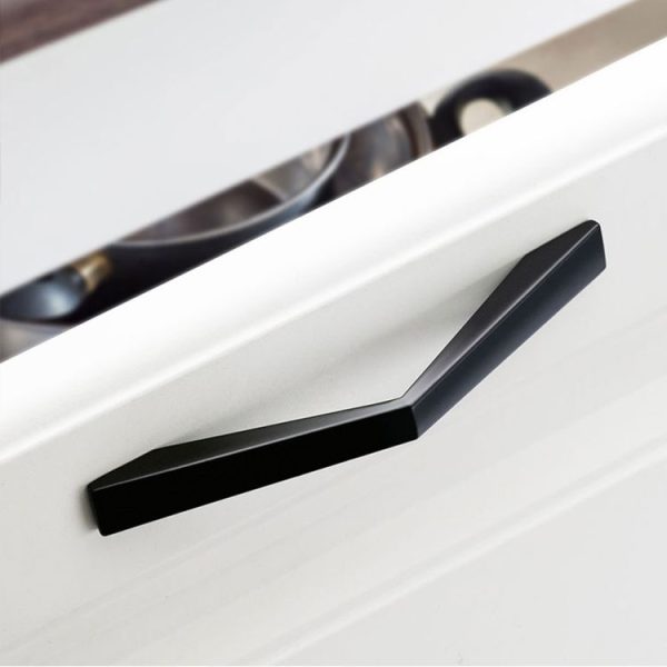 10 PCS 4201C Simple Cabinet Door Handle Drawer Wardrobe Handle (Black) - Image 5